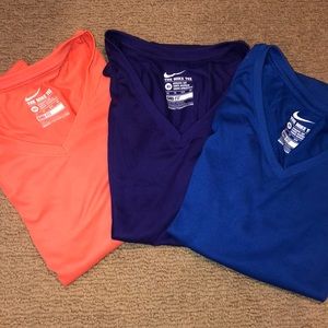 nike v necks